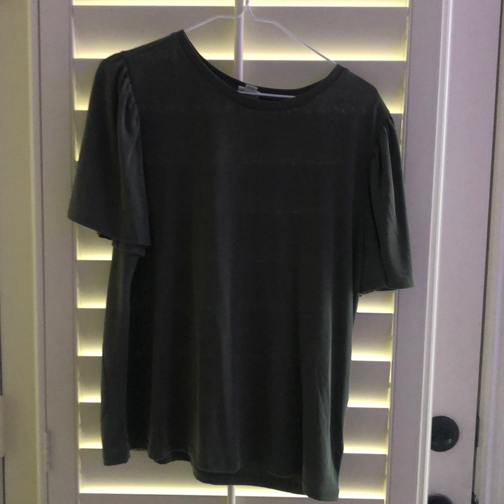army green top